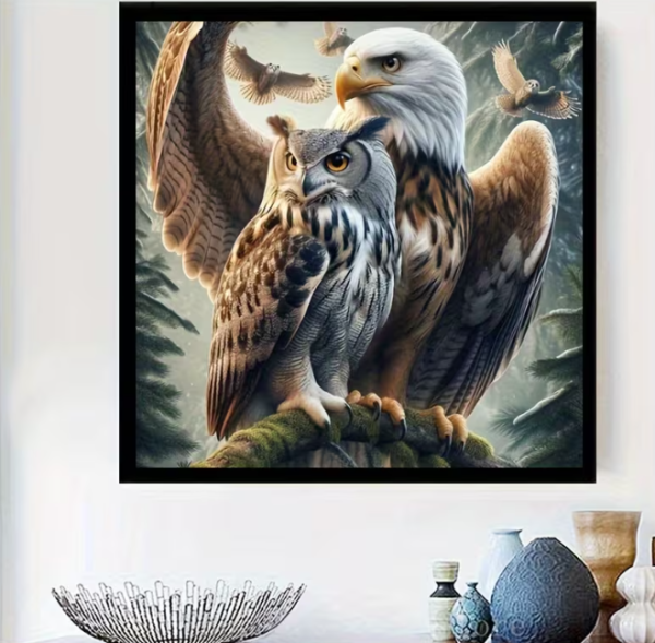 Diamond Painting  Adler & Eule